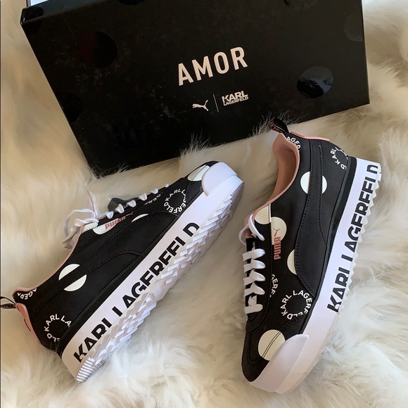 karl lagerfeld platform sneakers